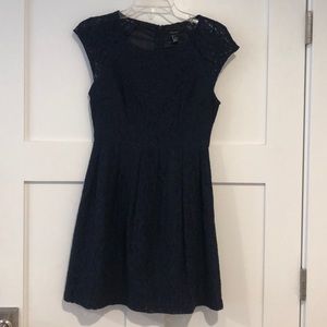 Navy lace dress